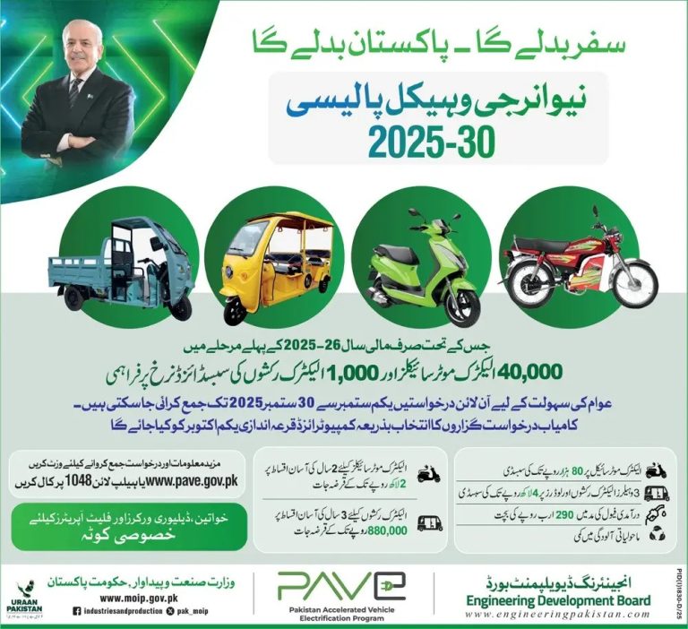 PM Bikes & Rickshaw Scheme Pavegovpk