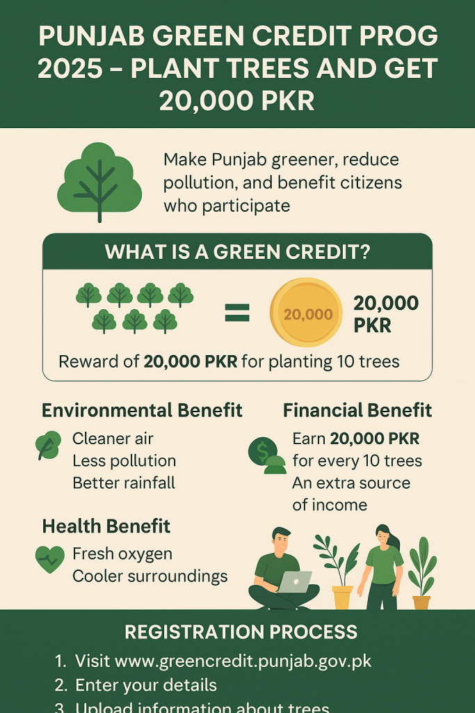 CM Punjab Green Credit Program 2025