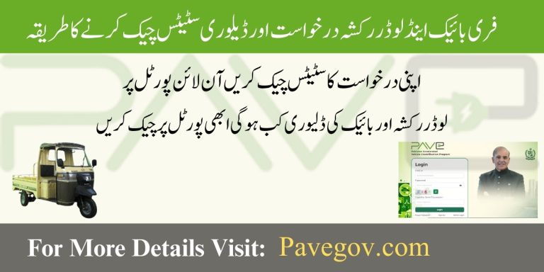 How to Check PAVE Application Status